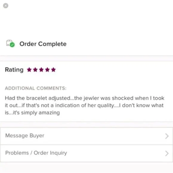 18k Tennis Bangle - Picture 10 of 10